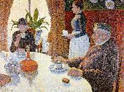 Paul Signac The Dining Room oil painting artist